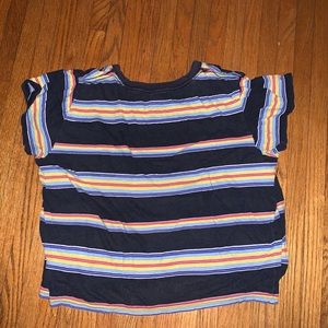 Multicolour stripped top from urban outfitters